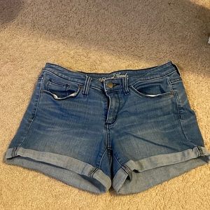 Medium Wash Denim Shorts